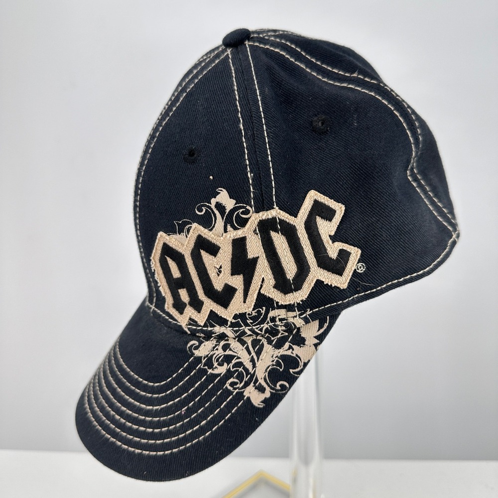 2008 Leidseplein Presse Official Merch AC/DC Band Hat Cap OSFM Embroidered Black